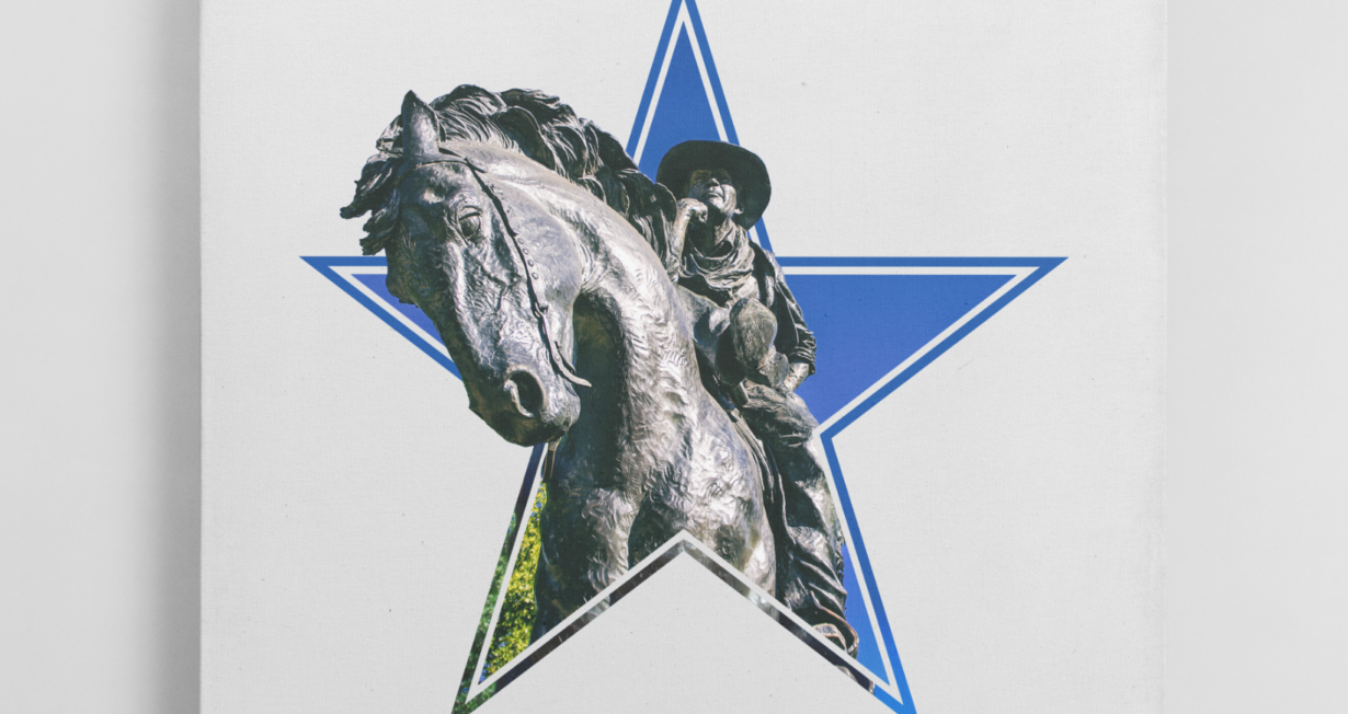 Dallas Bronze Cowboy